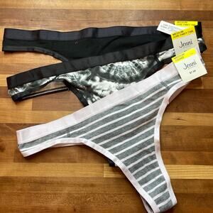 Jenni Women's Thong, set of 3 medium